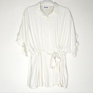 Rita Row Cream Flowing Blouse S